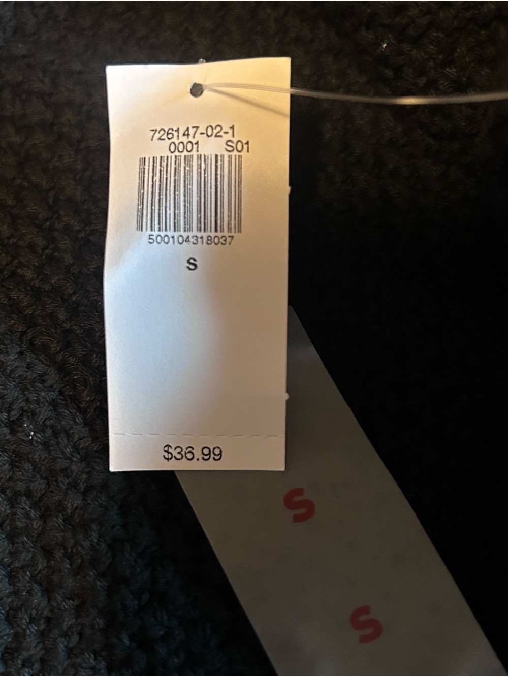 Old Navy Black Crewneck Textured Sweater - Picture 3 of 6